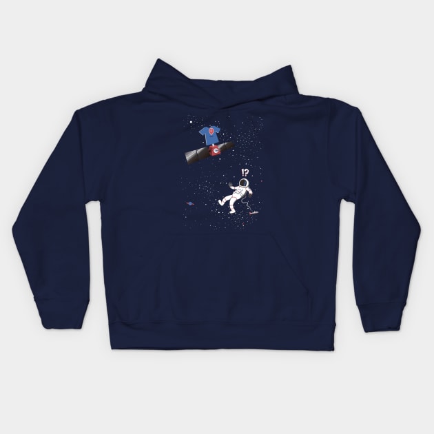 Lost in Meta-Space Kids Hoodie by ikado